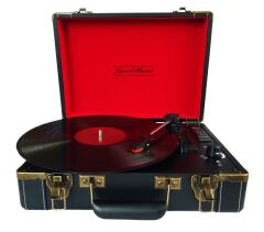 Record Master T317UB Siyah Şarjlı Pikap