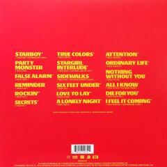 The Weeknd – Starboy Red Translucent 2'li Plak Jelatini Açık**