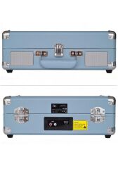 Record Master ST14012 Deri Mavi Bluetooth ve Şarj