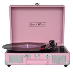 Record Master ST14012 Deri Pembe Bluetooth ve Şarj