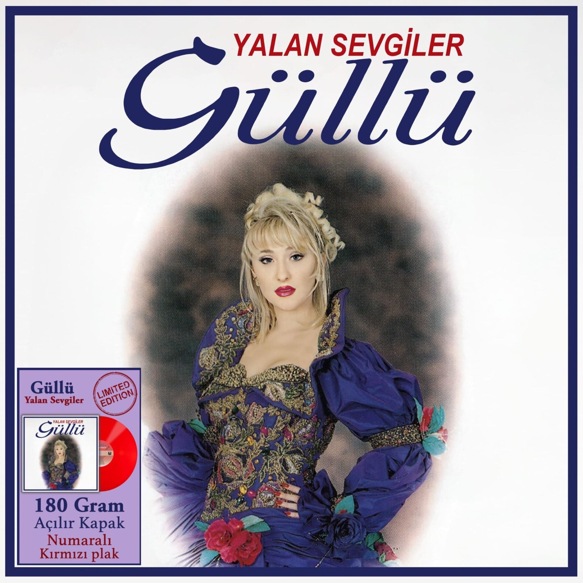 -Güllü - Yalan Sevgiler 33'lük Kırmızı Plak