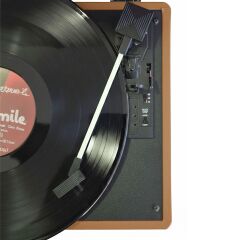Record Master RM-311 Kahverengi Çanta  Pikap* Tüm Plakları Çalabilir