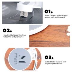 Music Public Kingdom TT238 Elmas İğneli-Işıklı Pikap