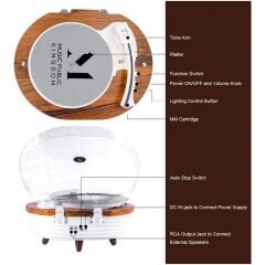 Music Public Kingdom TT238 Elmas İğneli-Işıklı Pikap