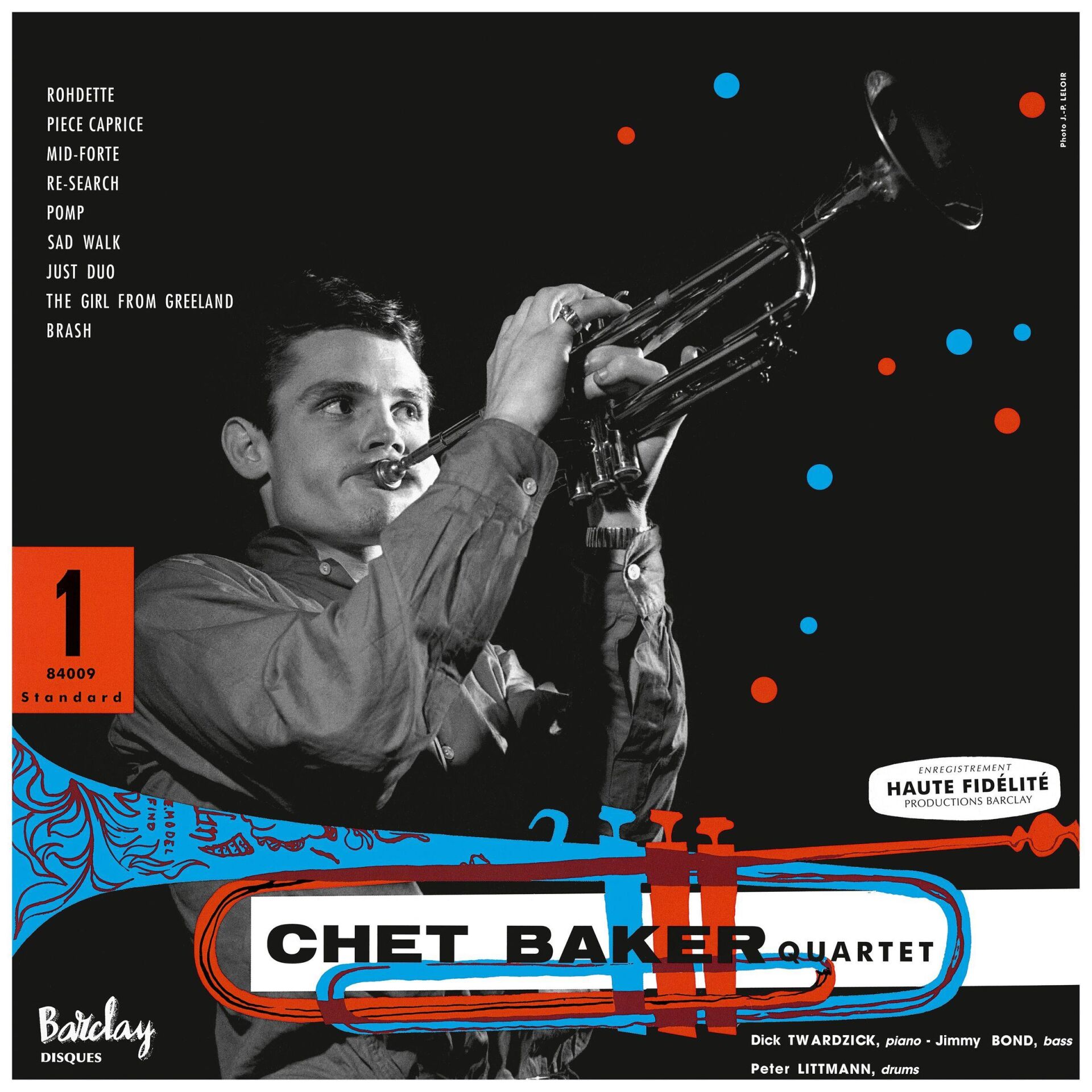 Chet Baker - Quartet In Paris V.1 Plak