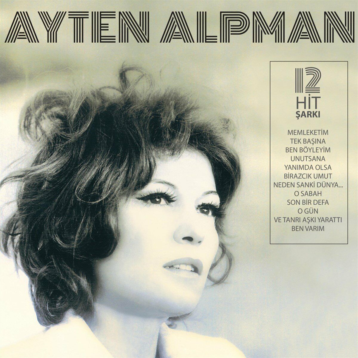 Ayten Alpman 12 Hit Eski 45'likler 33'lük Plak