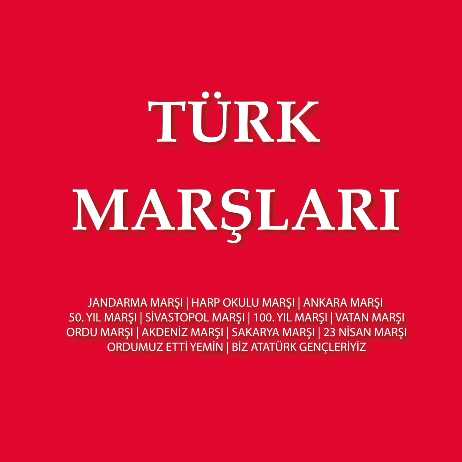Türk Marşları Çeşitli Sanatçılar 33'lük Plak
