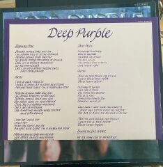 Deep Purple - Machine Head 1972 Almanya Baskı Dönem Plak